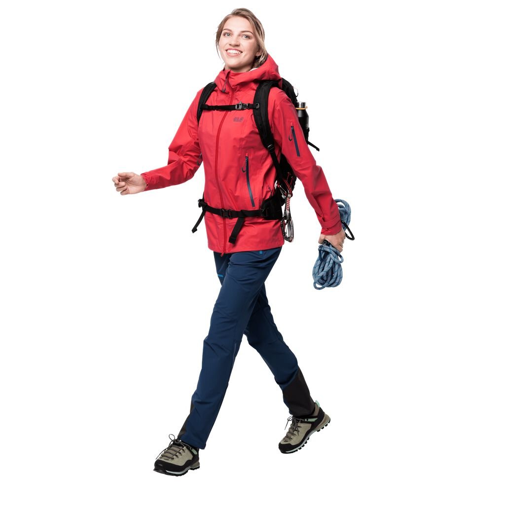 Jack Wolfskin EXOLIGHT PRO Vestes Femme Rouge - PGWNMYU-60